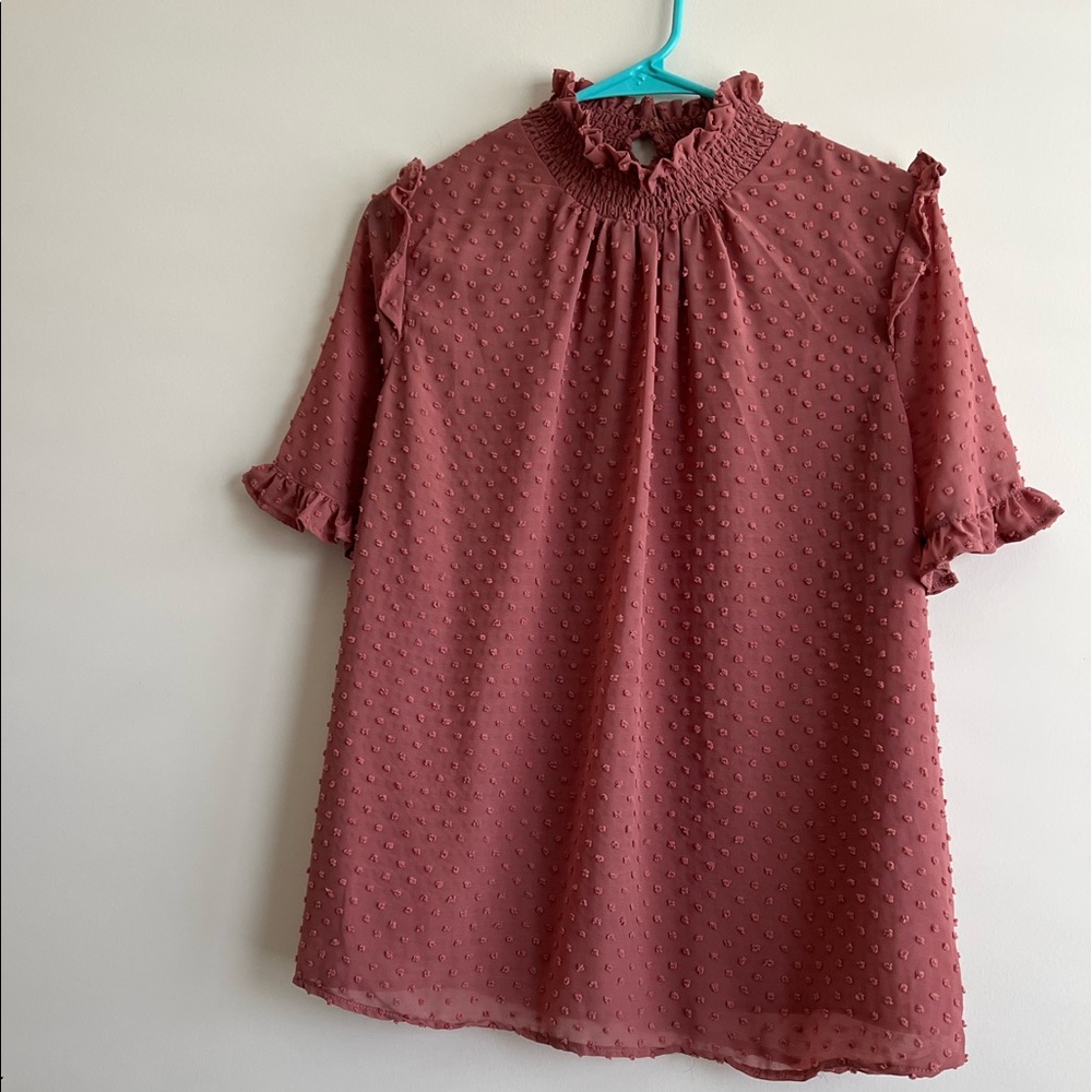 Luca + Grae Ginger Dot Top